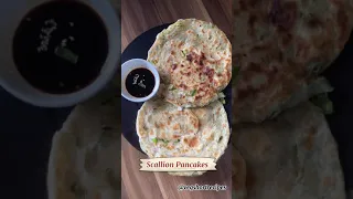 Scallion pancakes recipe from scratch #Homemade #cookingvideo #scallionpancake #greenonion #shorts