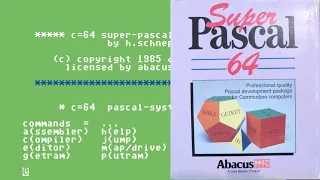 Super Pascal Compiler and Software Development System for the C64 published by Abacus.