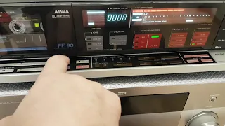 Проверка деки Aiwa AD-FF90.