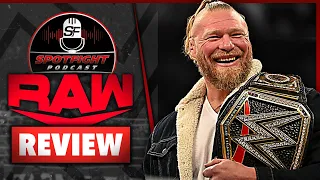 WWE Raw 🔴 Brock Lesnar erzählt einen Witz! – Review 10.01.22