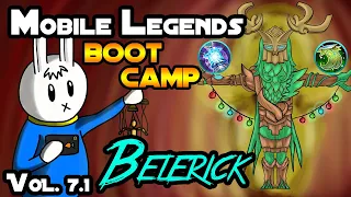 BELERICK REVAMPED - TIPS, ITEMS, SPELL, EMBLEMS, TRICKS, AND GUIDE - MGL MLBB RE:BOOTCAMP VOLUME 7.1