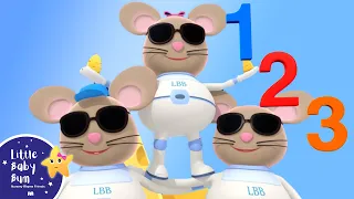 3 Blind Mice + More Nursery Rhymes & Kids Songs - ABCs and 123s | Learn with Little Baby Bum