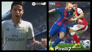 FIFA 17 vs PES 2017: Amazing GOALS & SKILLS Show | Gameplay HD by Pirelli7