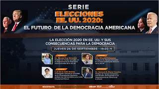 Elecciones EE. UU. 2020: El futuro de la Democracia Americana Programa 3 / TVUDLAP