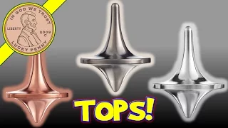 ForeverSpin™ World Famous Metal Spinning Tops, Titanium, Zirconium, Copper & Aluminum