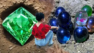 Ordinary Black Rock $1 Found in The Ground Turns Into Stunning Gemstone $1,000.000k