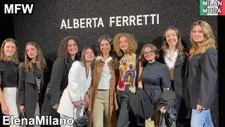 Alberta Ferretti Fashion Show mfw 2025  🇮🇹 #italy #milan #mfw