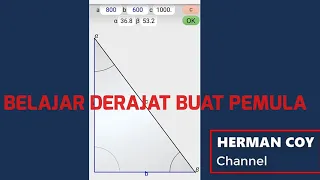 Belajar derajat buat pemula