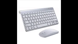 2.4G Wireless Keyboard Mouse Combo Mini Keyboard and Mouse Set | TechpakTechno