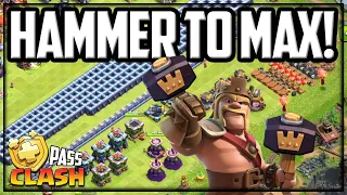 How To STACK HAMMERS in Clash of Clans! Gold Pass Clash #120