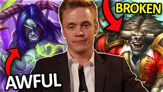 Ex Pro Hearthstone Player Tries to Guess How Good Hearthstone Cards Are w/ Reynad​