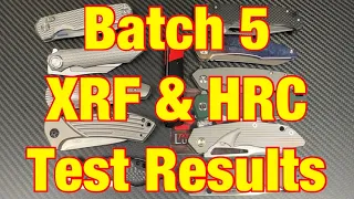 Test Batch 5 Knives Results !   You’re going to be shocked !!!