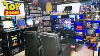 The ULTIMATE MAN CAVE! The Toy Room Tour July 2021 (My Toy & Video Game Collection)
