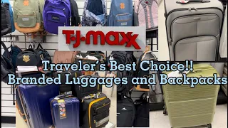 TJ MAXX | SHOP WITH ME| QUALITY AT AFFORDABLE PRICES ON LUGGAGES AND BACKPACKS |