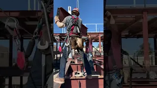 Ironworkers connecting NASA Santa Clara