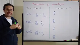 Fracciones y porcentajes