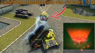Tanki Online - Caught 50 000 SUPER GOLD?!  2020 April Fool's day Gold Boxes! #1  | Танки Онлайн