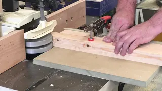 Tenon cutting on the spindle moulder