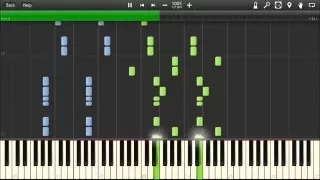 [HQ] Geometry Dash - Electrodynamix (lvl 15) - Piano tutorial (Synthesia)