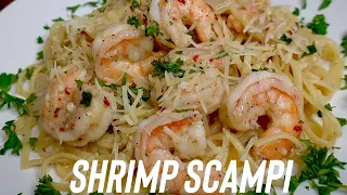 HOW TO MAKE 10 MINUTE SHRIMP SCAMPI DISH!