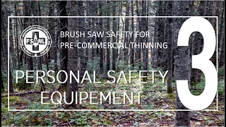 Brush Saw Safety for Pre-Commercial Thinning | Video Three | Personal Safety Equipment