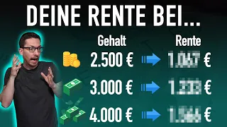 Diese RENTE bekommst DU bei 2500/3000/4000 € Gehalt!