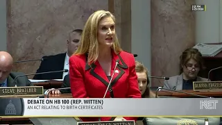 2024 Regular Session - Day 17 - HB 100, Rep. Susan Witten