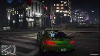 GTA 5 NVE 4k Mercedes AMG GTR with real sound mod