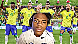 IShowSpeed Reacts To Brazil VS South Korea Goals Dance’s 🕺🇧🇷