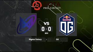 Nigma Galaxy vs. OG  - DPC WEU 2023 Tour 2: Division I | BO3 @4liver