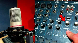 WHAT IS CONTROL ROOM / MONITOR OUT IN A RECORDING STUDIO MIXER? YAMAHA 01V96