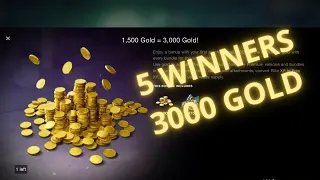 WIN gold FOR FREE!