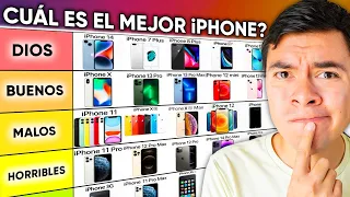 ORDENÉ TODOS los iPhone de MEJOR a PEOR 🥇🥈🥉 ¿Estas de acuerdo?