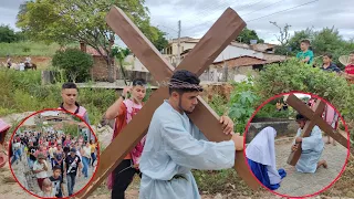 PROCISSÃO DO ENCONTRO DE JESUS E MARIA @AORIGEMDOSPIOS ,@isaeldantas2075