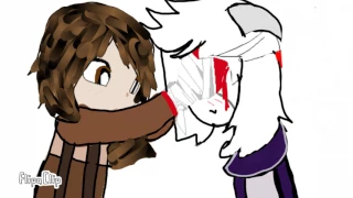 Brown Soul x Asriel Dreemurr anime fanart ( ͡° ͜ʖ ͡°)