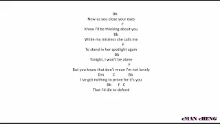 Bed of Roses by Bon Jovi Lyrics and Chords