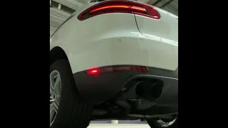 Porsche Macan S with AWE Touring exhaust cold start