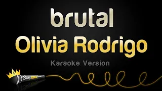 Olivia Rodrigo - brutal (Karaoke Version)