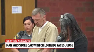 Man who stole car with child inside in Chicopee faces judge