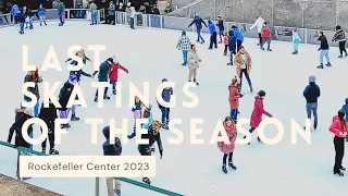 Last Days of Ice Skating at Rockefeller Center - 2023