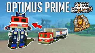 Transformer G1 Optimus Prime in Scrap Mechanic!