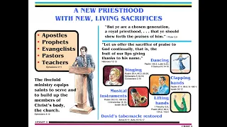 Search for Truth #2 - Lesson 9 chart 5: A New Priesthood with New, Living Sacrifices