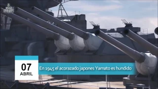 07 de Abril - El hundimiento del acorazado Yamato