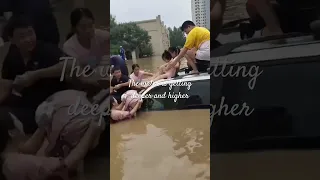 More than a million displaced as China’s Hebei region reels after record rains中国河北地区遭遇创纪录降雨，逾百万人流离失所