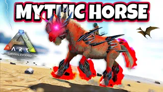 TAMING THE MOST OP MYTHIC HORSE - Ark Survival Evolved - MEGA MODDED PARADOS AND MYTHIC - DAY 2