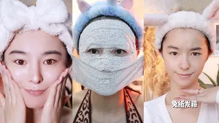 Best ASMR Skincare Compilation   Tiktok China  Douyin  ✨Ma Baoer✨ Part 3