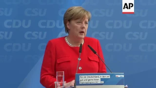 Merkel sets out party's election platform