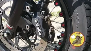 Brembo Brake Pad Change - Moto Guzzi V7