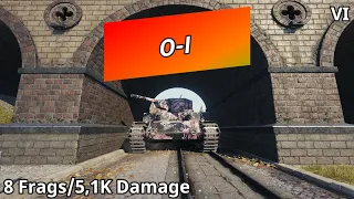 World of Tanks - O-I (8 Frags/5,1K Damage) | WoT Replays [#29]