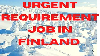 Finland Work Permit Visa For Indian In 2022 -  Finland Job Visa From India In 2022